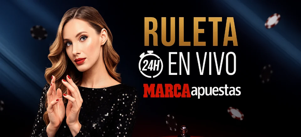 chica crupier, Ruleta en vivo, 24H