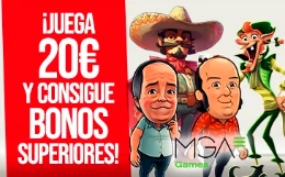 Juega 20€ inscripción, y personajes del slots